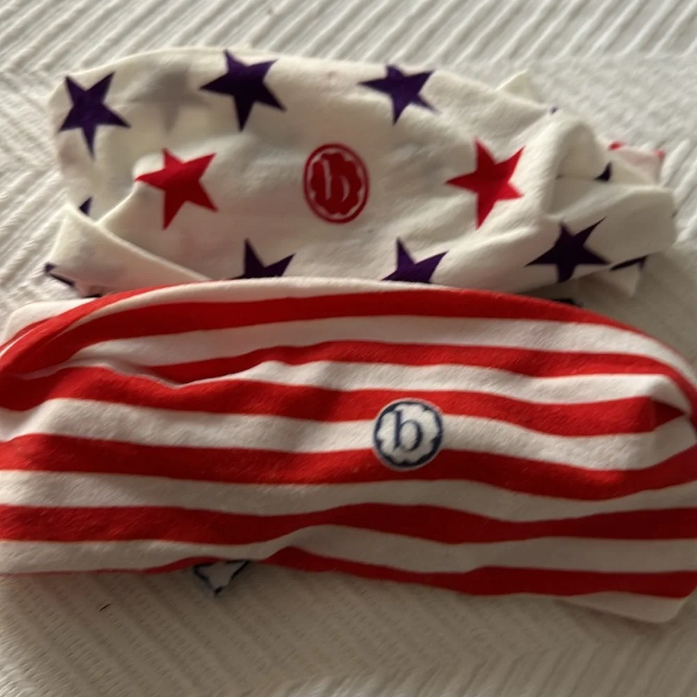 Patriotic Kids Star & Stripe Knot Headbands - Set of 2